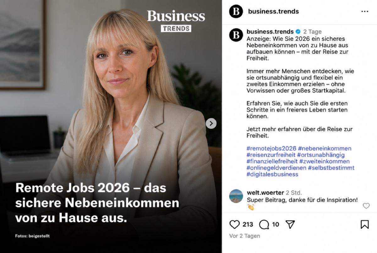 Presseartikel 3 über Lena Hoffmann (Mockup)